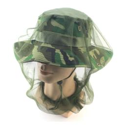 Jigeecarp touca de pesca para caça, gorro de camuflagem para insetos à prova de mosquitos, para acampamento, rede com capuz, 1 peça - Image 6