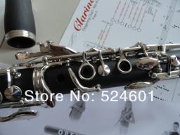 Marca suzuki clarinete instrumento musical estudantes série 17 teclas b plana clarinete alta qualiey baquelite tubo niquelado - Image 3