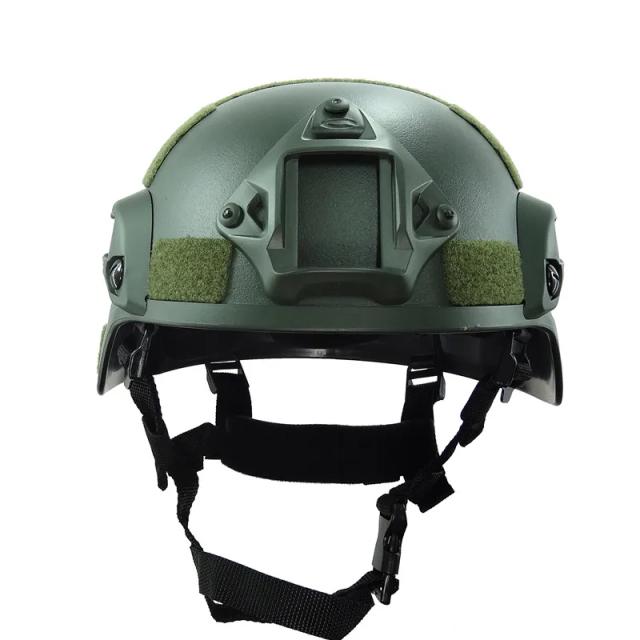Capacete Airsoft e Paintball Mich 2002 com Acessórios Rápidos