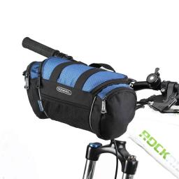Roswheel bolsa de ciclismo para bicicleta 5l, cesta de ombro para guidão, tubo frontal - Image 2