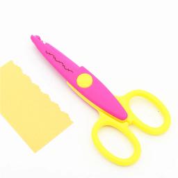Tesoura decorativa com borda lacinho, para scrapbook artesanal infantil, cartão de arte seguro - Image 4