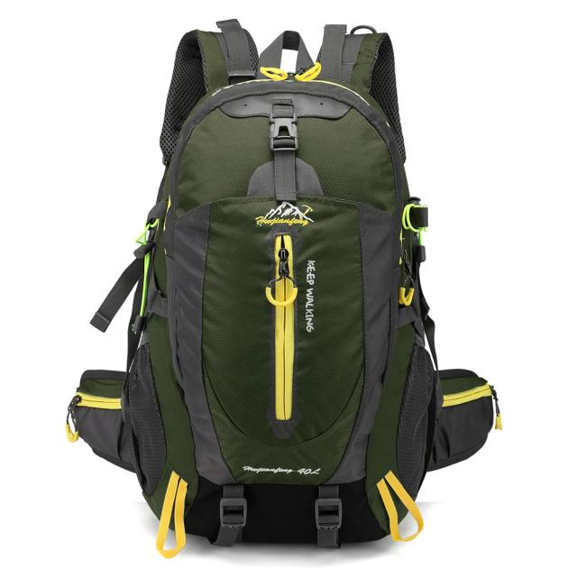 Mochila de Escalada e Acampamento 40L à Prova d'Água para Viagens e Caminhadas Femininas