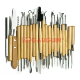 Kit de ferramentas para arte em cerâmica com 22 ferramentas de argila polímero, conjunto para modelagem, escultura, cerâmica, polímero - Image 2