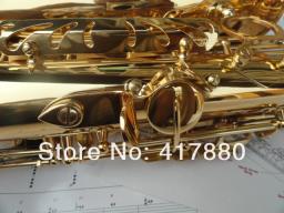 Marca suzuki estudantes saxofone alto eb tune e plana instrumento musical laca de ouro superfície alta qualidade latão sax frete grátis - Image 5