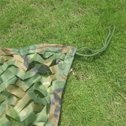 Rede de camuflagem p/selva cega, tenda para caça em madeira, rede militar de camuflagem para carros da selva, com 2x3m - Image 5