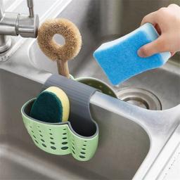 Ferramentas de cozinha com 2 lados para esfregão, ferramentas para limpeza, organizador de sabão, prateleira - Image 2