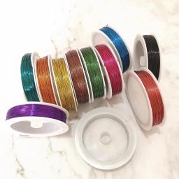 Fio de ferro artesanal, 40m, 0.4mm, carretel macio, diy, joias, artesanato, fio de metal para diy, flores falsas, grinaldas, decoração de flores artificiais - Image 5