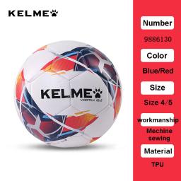 KELME-Futebol Profissional e Bola De Futebol, Team Match Training Balls, Máquina De Costura, TPU, Vermelho e Verde, Tamanho 3, Tamanho 4, Tamanho 5, 9886130 - Image 6