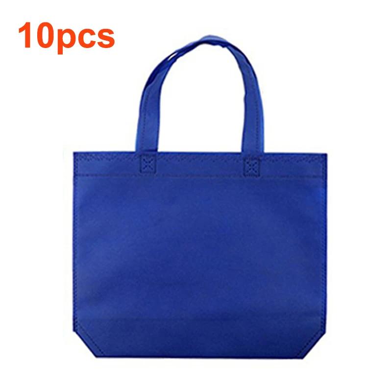 Saco de presentes para lembrancinhas de festa, bolsa de brinquedos para aniversários infantis, pano de natal, bolsas multiuso com alça, 10 peças - Image 1