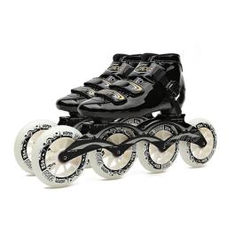 Fibra de carbono avançada, rodas de patins roller boot com estrutura cnc 85a durável 7075mm 110mm 100mm 90mm - Image 2