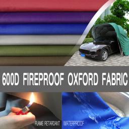 600d oxford tecido, tecido impermeável, protetor solar de prata, retardador de chama, ao ar livre, garagem tenda, diy, 100x160cm - Image 1
