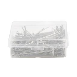 T-pins de aço inoxidável para patchwork, cabeça reta, alfinetes de costura, colcha, acessórios de costura, 100 unid, 51mm - Image 5