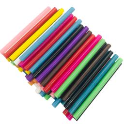 Bastões de cola quente 50 peças, 7mm colorido para pistola de cola elétrica carro áudio artesanato reparos varas de vedação adesivo cera vara - Image 3