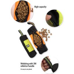 Boneco para alimentação de animais de estimação truelove, bolsa de treinamento para cachorros refletora, brinquedos para cachorros, alimentação para animais de estimação, saco de cocô, dispensador - Image 2