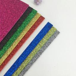 EVA Foam Sponge Paper, Glitter Flash, ouro, artesanato, folhas de papel, jardim de infância DIY, 2mm, 10pcs - Image 2