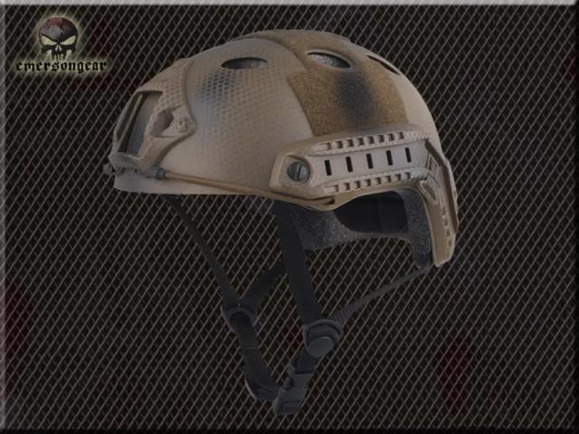 Capacete Emerson Airsoft Tipo PJ com Máscara - Versão Econômica para Táticas de Saltos Rápidos