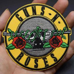A arma subiu o ferro em remendos bordados da roupa para o vestuário das etiquetas da faixa da música da roupa - Image 2