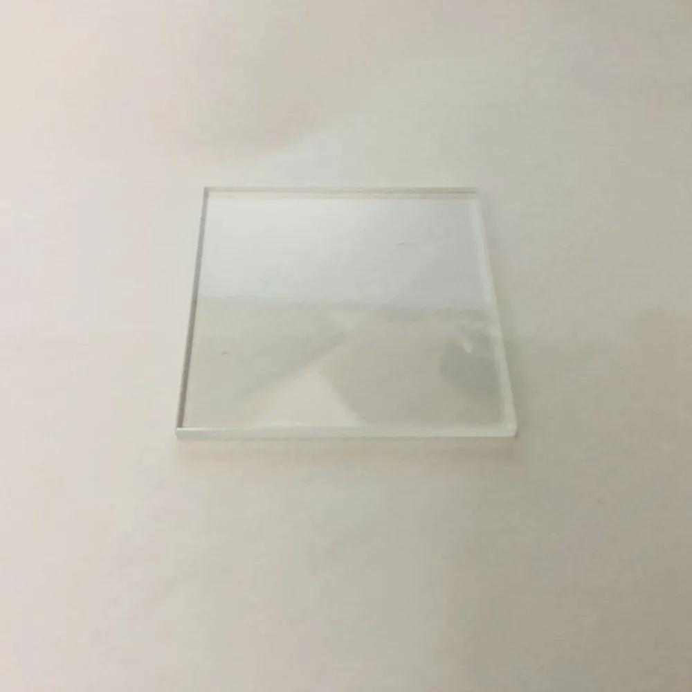2pcs transmissão total 0.7um a 5um tamanho 50x50mm e 5mm de espessura quadrada vidro da janela de safira óptica - Image 1