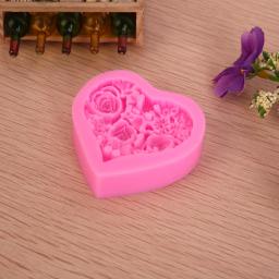 Molde de silicone em forma de flor para confeitaria 3d, para decoração de bolo, fondant, produto comestível, d006 - Image 3
