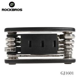Rockbros 16 em 1 kit de bicicleta de bicicleta multi conjunto de ferramentas de reparo hex falou chave de fenda ferramenta chave de ciclo de montanha conjuntos de ferramentas preto - Image 6