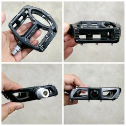 Pedal de bicicleta com plataforma de magnésio, peças de acessório para bicicleta de estrada, ultraleve, 7 cores, mtb - Image 5