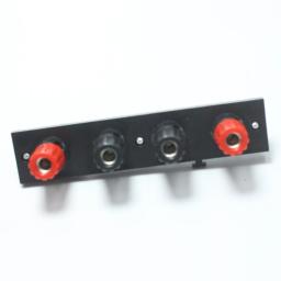 Amplificador de entrada de banana externo, cabeça com 4 pinos de led para amplificador de fio, encaixe de áudio, interruptor de terminal de mola diy, 1 peça - Image 3