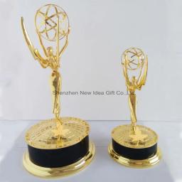 Grande troféu emmy por frete dhl expedição com 15.5 polegadas grande enorme metal emmy prêmios troféu - Image 3