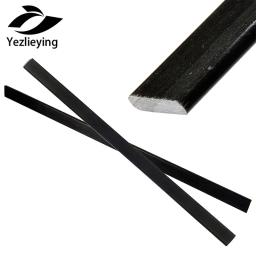 2 pçs 560*30*5mm caça tiro com arco de fibra de vidro preto de alta resistência membros para diy arco wargame tiro com arco - Image 1