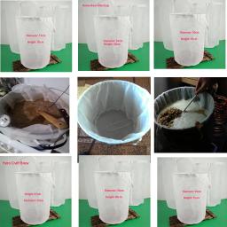 Sacos de filtro para fermentação de cerveja caseira, para artesanato, filtragem de fermentação de vinho - Image 2
