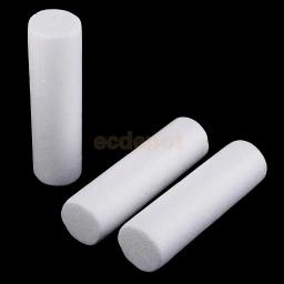 10 peças branco em branco forma de cilindro espuma de isopor material para crianças arte artesanato diy decoração de ornamento de natal - Image 4