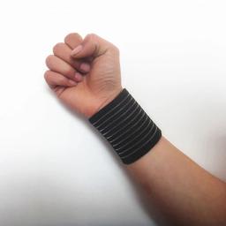 Esporte elástico bandagem náilon suporte de pulso bracer pulseira ajustável suporte de cinta portátil para atividade ao ar livre - Image 2