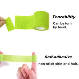 Atadura elástica médica para gato e cachorro de estimação, curativo flexível para cuidado com a saúde ou decoração, 1 rolo - Image 4