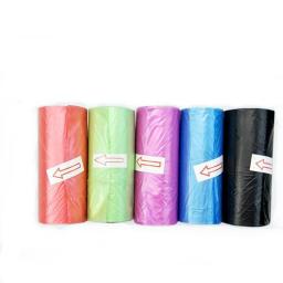 Sacos de lixo biodegradáveis para cachorros, 4 rolos, 60 peças de saco de cocô de cachorro, saco de lixo a bordo, suprimentos - Image 3