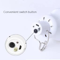 Lâmpada solar led de lm para áreas externas, 15w, lâmpada portátil de energia solar, iluminação, painel solar, luz para barracas e pesca - Image 4