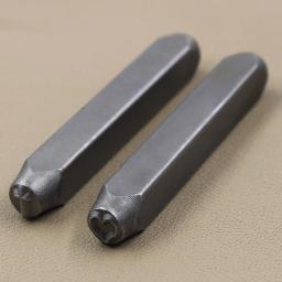 Ferramenta De Perfuração De Carimbo De Couro De Aço Carbono, DIY Metal Carving Artesanato, Molde De Impressão, Perfuração De Jóias, 1Pc - Image 5