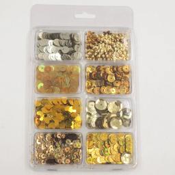Lantejoulas e paetês em pvc para costura, acessórios diy para casamento e costura, 19 estilos de combinação - Image 6