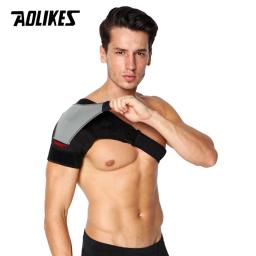 AOLIKES-Alça de Ombro Ajustável, Bandagem Ajustável, Protetor Reforçado, Equipamento de Treino Funcional, Apoio Traseiro, 1pc - Image 3