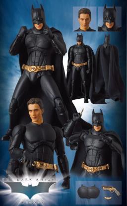 MAFEX 049 Batman BEGINS SUITO A Noite Escura PVC Action Figure Brinquedo Modelo Colecionável 17cm - Image 5