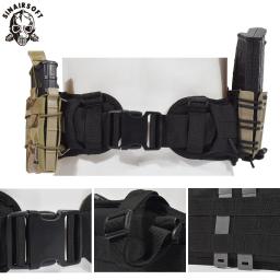 Colete tático especial masculino Molle Belt, Nylon 1000D, Airsoft Hunting, Cinto de combate conveniente, EAS em forma de H, acolchoado macio ajustável - Image 5