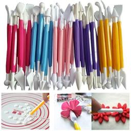 Molde de plástico para confeitaria, faça você mesmo, ferramenta de artesanato de 8 espaços, para fondant, bolo, pastelaria, cortador de chocolate, decoração de flores, argila - Image 4