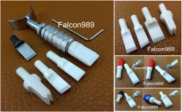 Kit de ferramentas de desenho, 9 peças, artesanato de couro, nano cerâmica, lâmina, cortador, gravação, estilete, cinzel de estampagem, creaser - Image 2