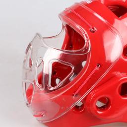 Protetor de cabeça de rosto inteiro, capacete de karatê, taekwondo, mma, chute, boxe, protetor de cabeça, treinamento profissional, capacetes - Image 4