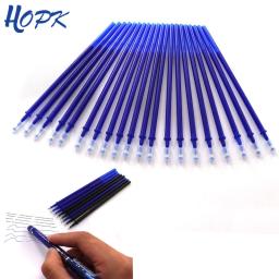 Caneta apagável Recarga Varas de Escritório, Tinta Azul Preto e Verde, Alças Laváveis, Material Escolar, 0.5mm, 12 PCs/Set, 20 PCs/Set - Image 1