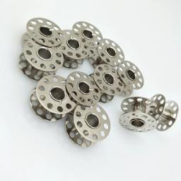Bobina de metal de alta qualidade 10 peças, ferramenta de artesanato de costura, máquina de costura de aço inoxidável, carretel para brother 5bb5553 - Image 5