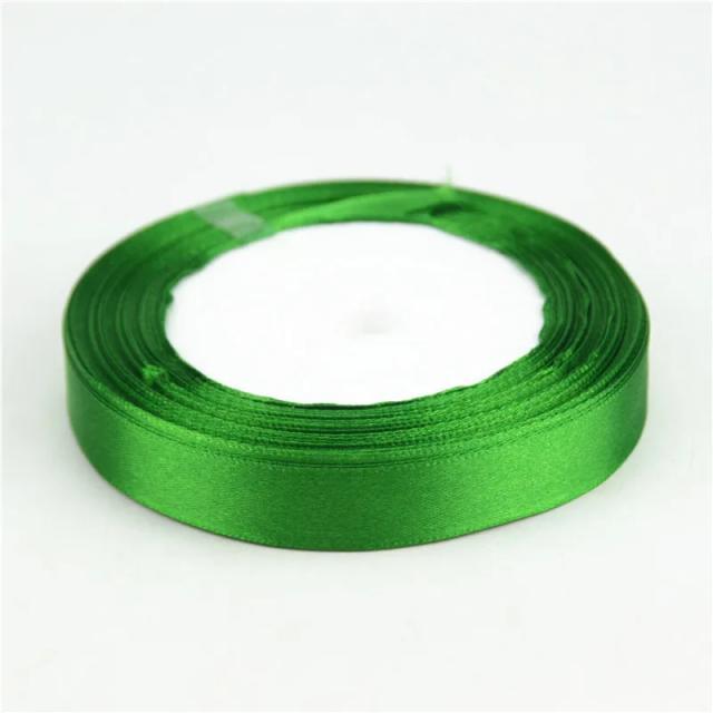 Fita de cetim de seda 15mm x 22m para decoração, scrapbooking e costura