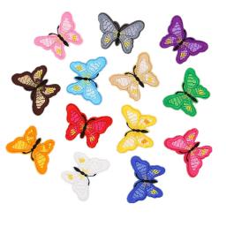 13 pçs bordado borboleta remendos costurar ferro no bordado borboletas emblemas para saco jeans chapéu t camisa diy apliques artesanato - Image 1
