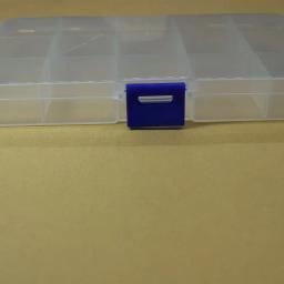 Estojo organizador de artesanato, bolsa para ferramentas de costura ajustável com 15 espaços, estojo de armazenamento de miçangas, jóias, caixa de plástico transparente - Image 5