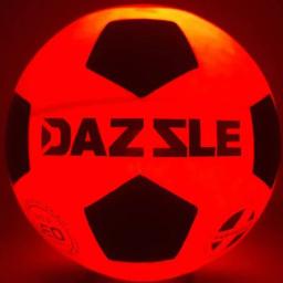 Bola de futebol com led brilhante, bola de futebol super legal com luz led brilhante para prática em jogador noturno - Image 2