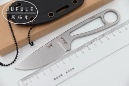 JÚFULO-Aço Faca Lâmina Fixa, Tactical Camping Sobrevivência, facas de bolso retas, Ferramentas ao ar livre, EDC, ZURO, D2, 12992 - Image 1