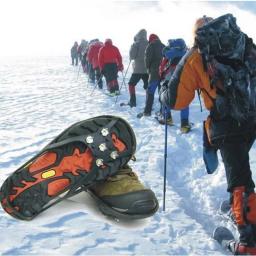 Artigo ao ar livre + escalada gelo crampons patins spiker mágico, prendedor de gelo e botas de neve apertos - Image 2